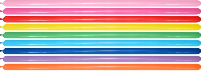 Globo Latex Modelar 160 Sempertex Fashion Solido Surtido Colores 5-9-12-15-20-30-40-41-50-61 / 2.5cm X 150cm