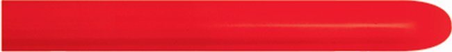 Globo Latex Modelar 160 Sempertex Fashion Solido Rojo 2.5cm X 150cm