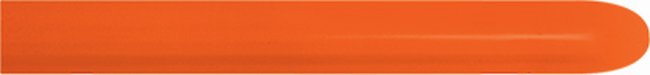 Globo Latex Modelar 160 Sempertex Fashion Solido Naranja 2.5cm X 150cm