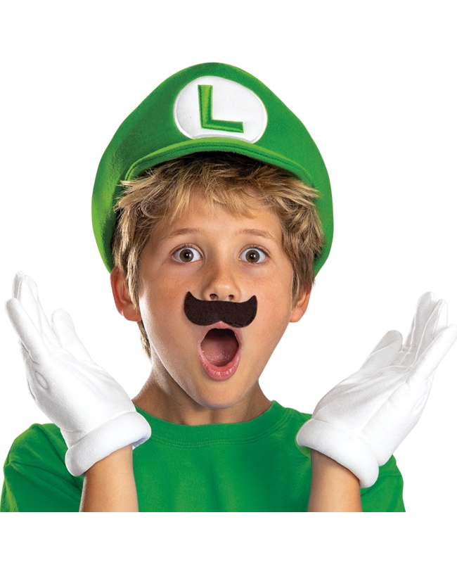 Disfraz Acc Nintendo Super Mario: Luigi Elevated Kit Infantil