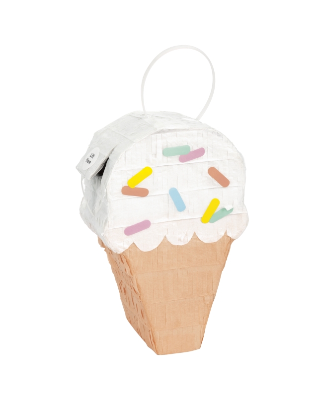 Piñata Mini Deco. Cono Helado 10X18cm