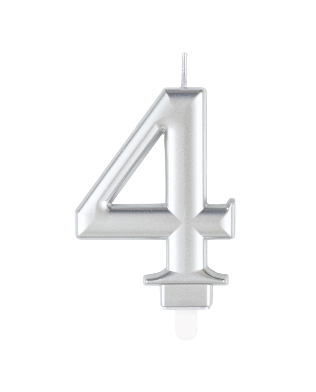 Vela Plata Metal Nº 4