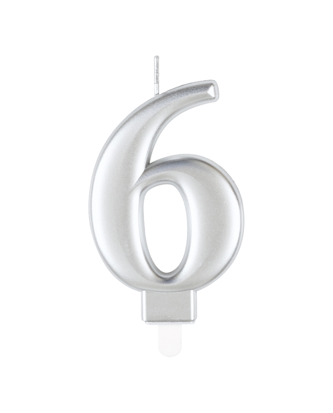 Vela Plata Metal Nº 6