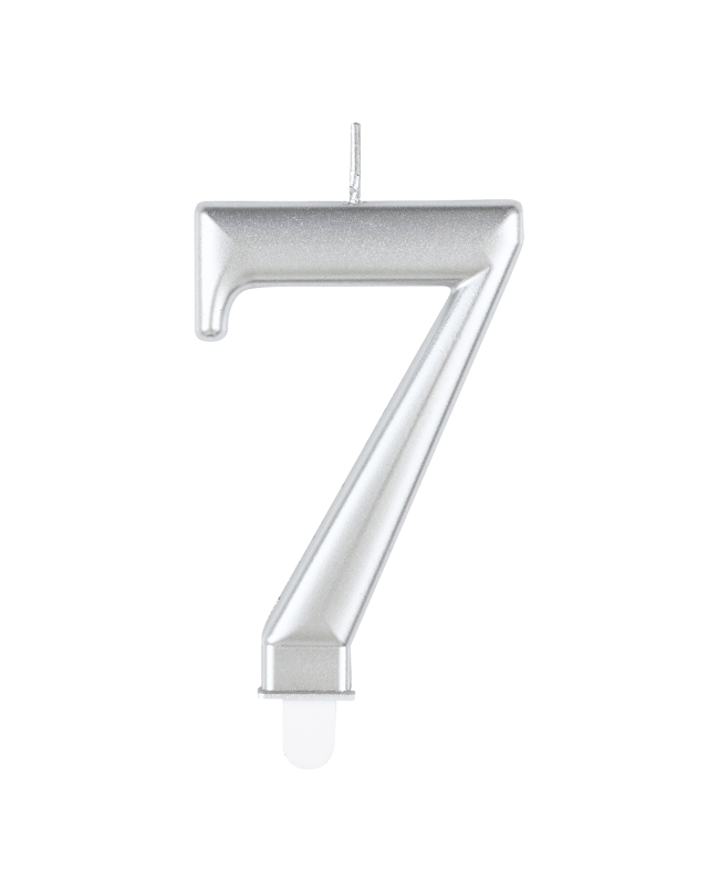 Vela Plata Metal Nº 7