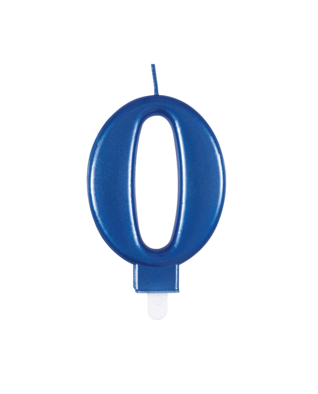 Vela Azul Metal Nº 0