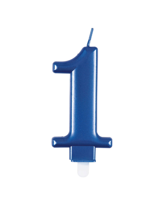 Vela Azul Metal Nº 1