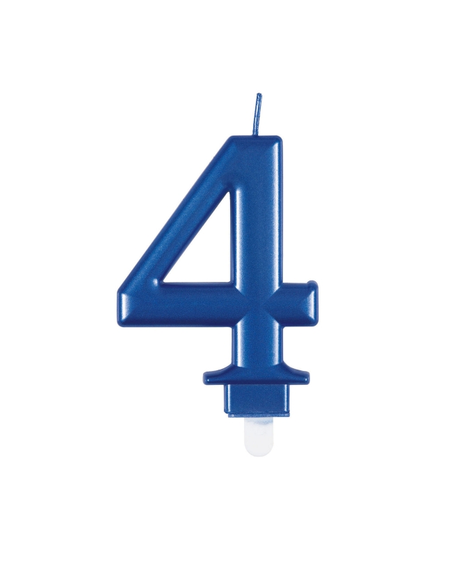 Vela Azul Metal Nº 4