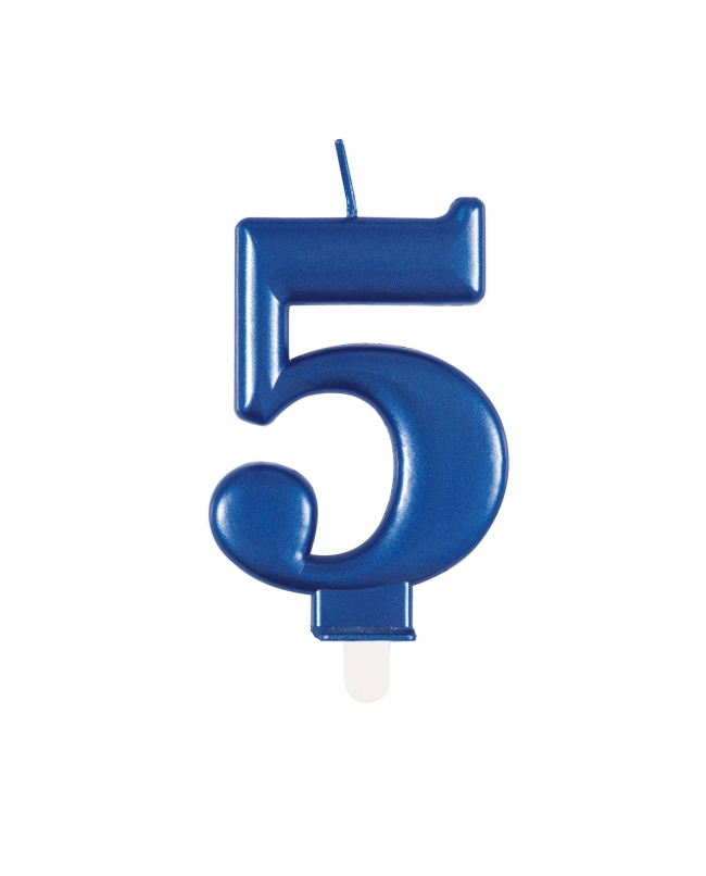 Vela Azul Metal Nº 5