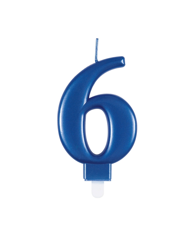 Vela Azul Metal Nº 6