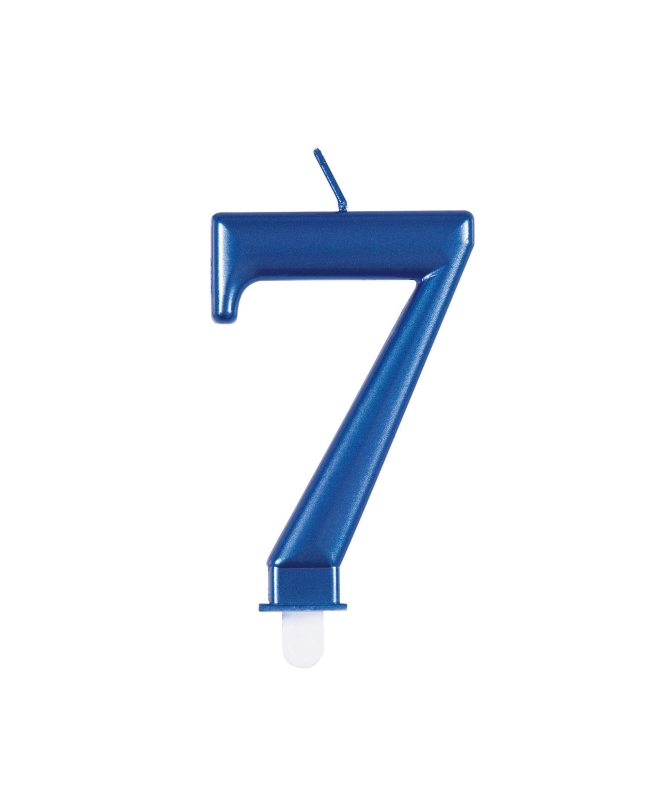 Vela Azul Metal Nº 7