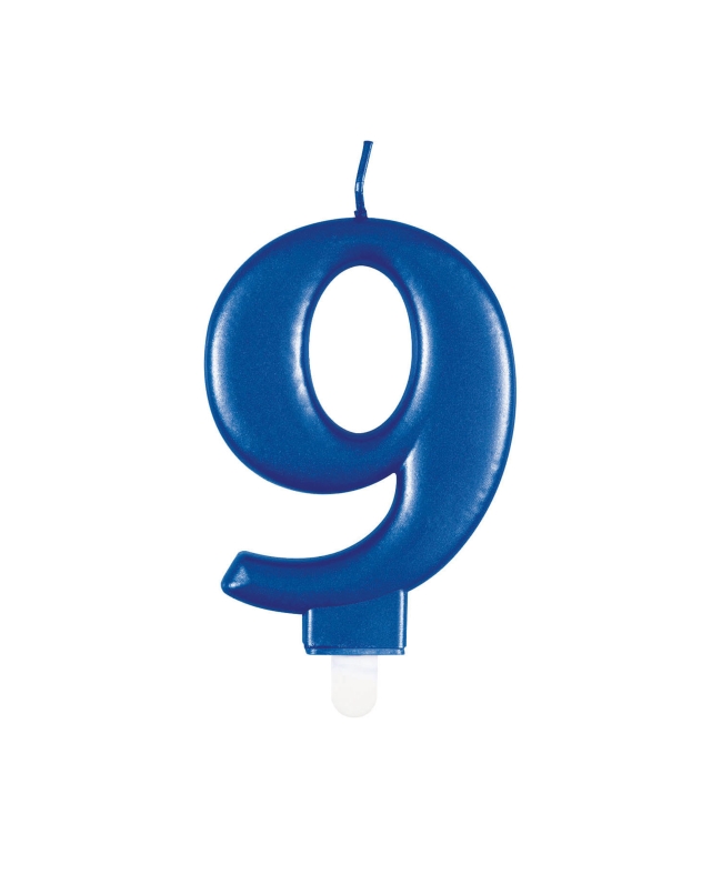 Vela Azul Metal Nº 9