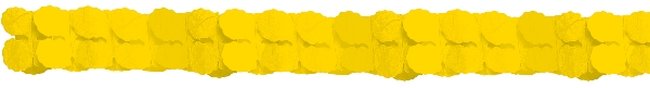 Guirnalda Yellow Paper Garlands 3.65m 