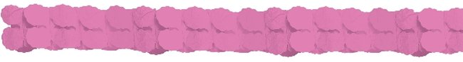 Guirnalda Bright Pink Paper Garlands 3.65m 