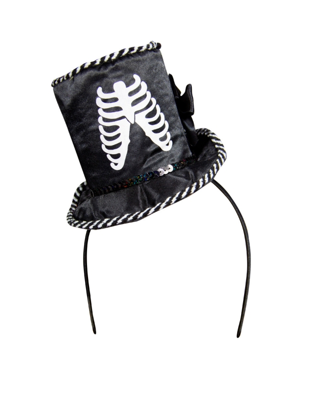 Diadema Sombrero Esqueleto