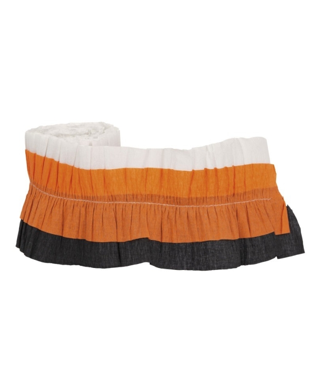 Guirnalda Tisu Naranja Y Negra 2,74m