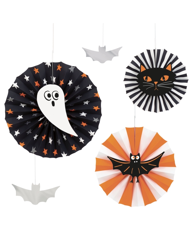 Kit Deco Colgante Murcielagos Y Sustos