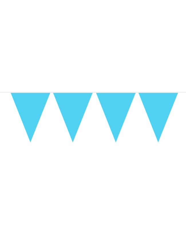 Banderin Azul Pastel 10m