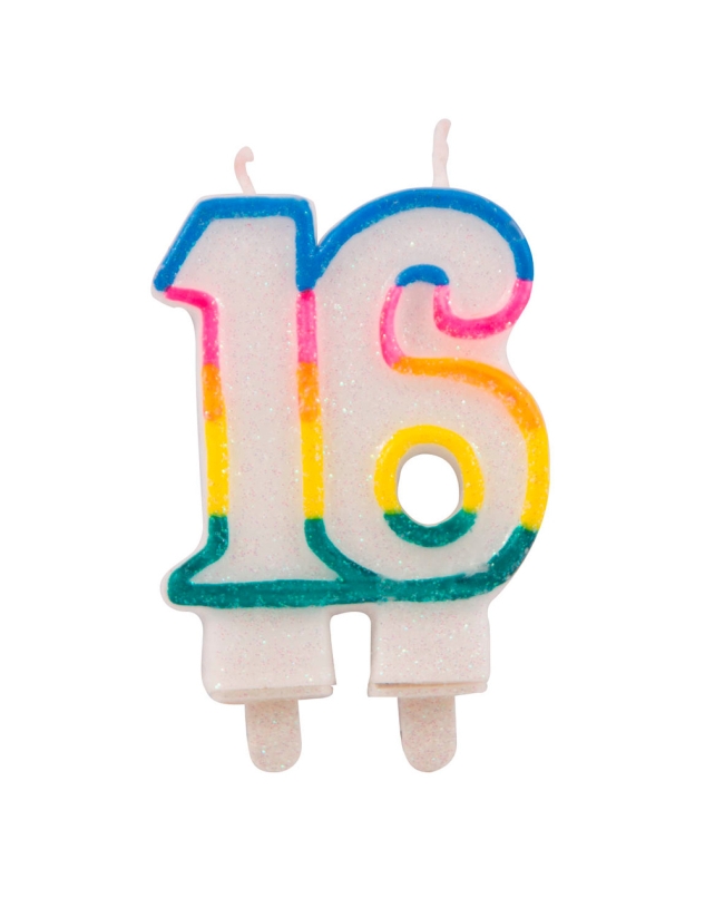 Vela Multicolor Nº 16