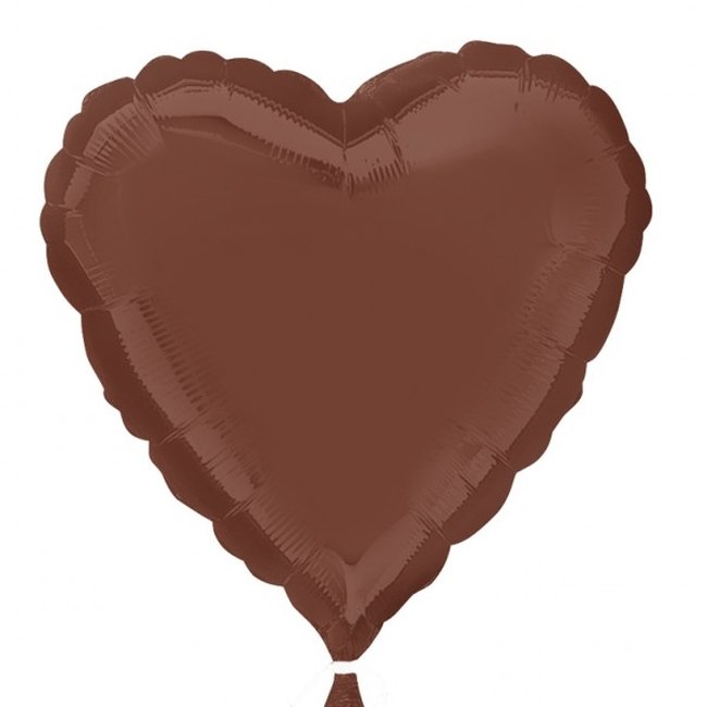 18/45cm Corazon Marron-Chocolate ***OFERTA DTO NO ACUMULABLE