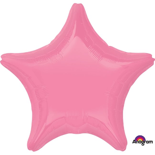Bright Bubble Gum Pink Star 