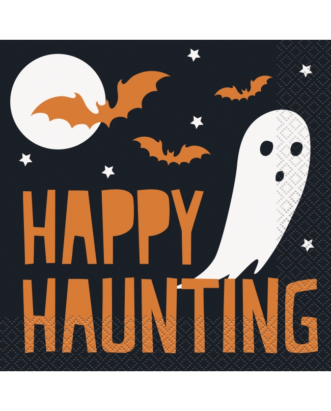 Servilletas 33X33cm Happy Haunting