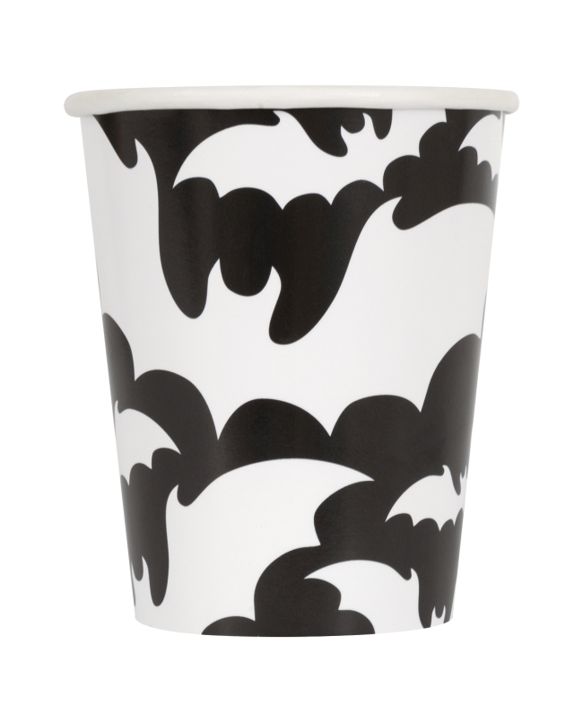 Vasos 266ml Murcielagos Carton