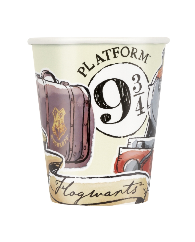 Vasos Papel 266ml Harry Potter