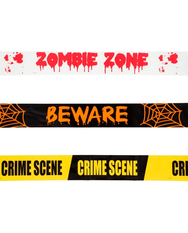 Cintas Señal Crime Scene-Beware-Zombie