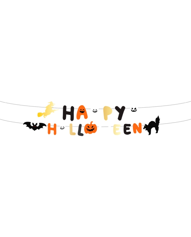 Guirnalda Letras Happy Halloween