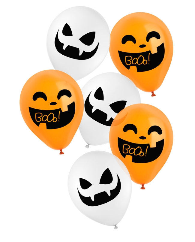 Globos Latex Halloween Booo! 23cm