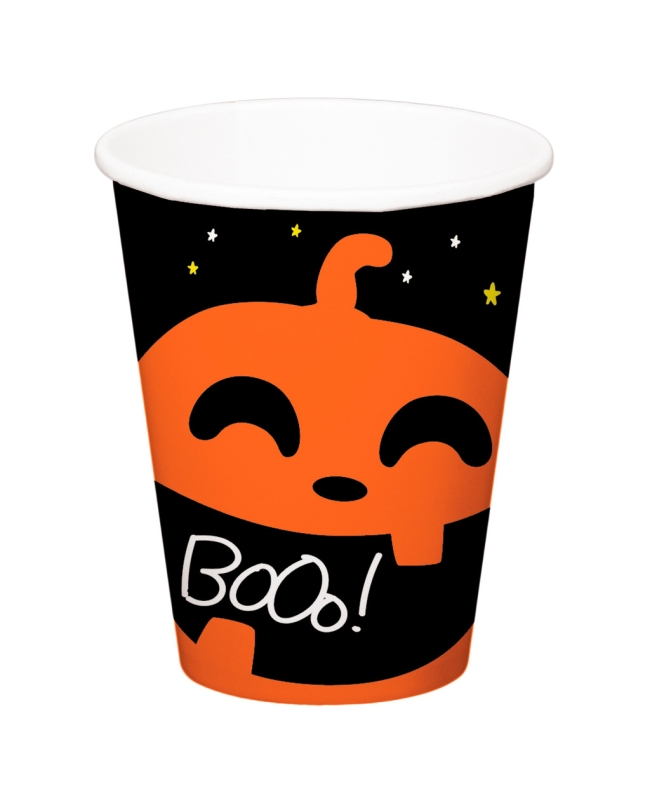 Vasos 250ml Carton Halloween Booo!