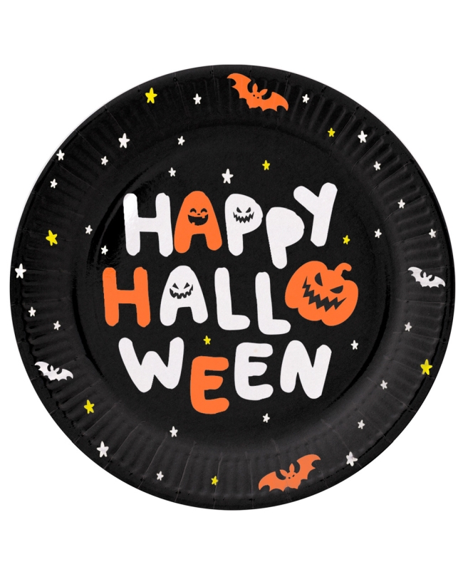 Platos 23cm Carton Halloween Booo!