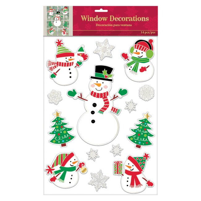 Decor. Ventana Embossed Snowman