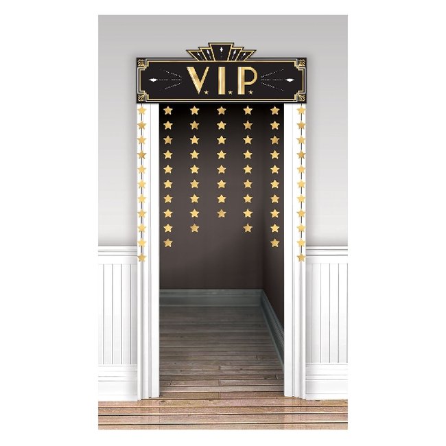 Cortina Hollywood VIP Decorativa Metálica para Puerta
