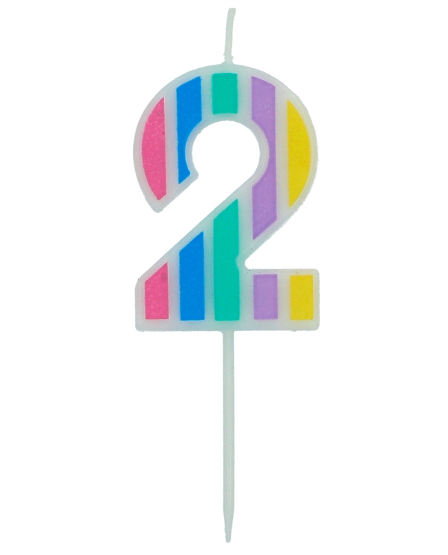 Vela Nº 2 Pastel Multicolor