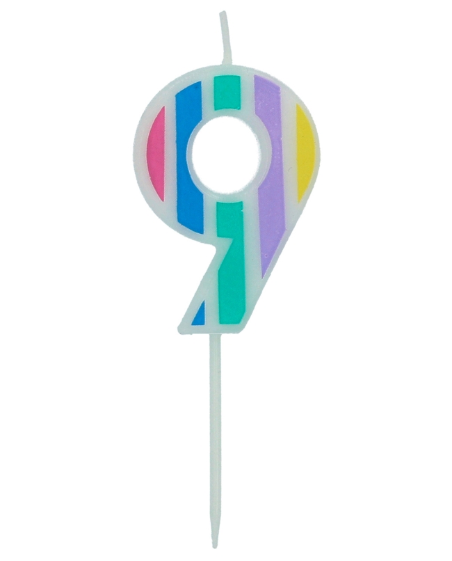 Vela Nº 9 Pastel Multicolor