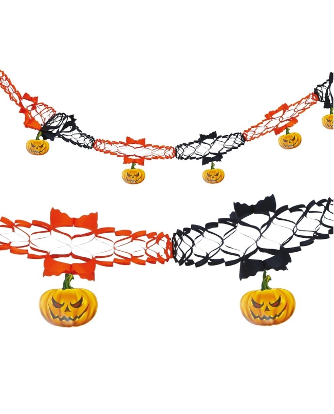 Guirnalda Calabazas 200 x 14,5cm***OFERTA DTO NO ACUMULABLE