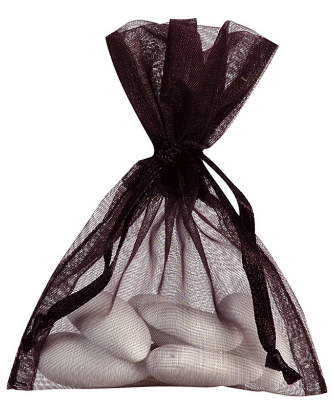 Bolsa Negro 7.5X10cm Tela Organza ***OFERTA DTO NO ACUMULABLE