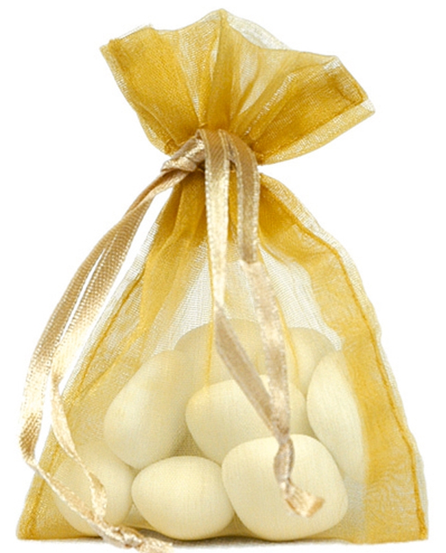 Bolsa Oro 7.5X10cm Tela Organza ***OFERTA DTO NO ACUMULABLE