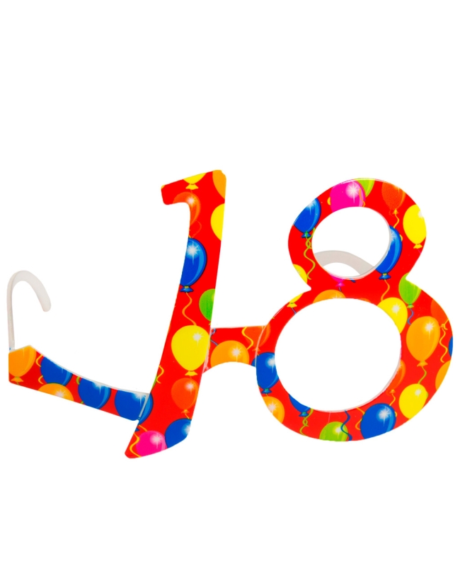 Gafas Rojas Globos Nº 18