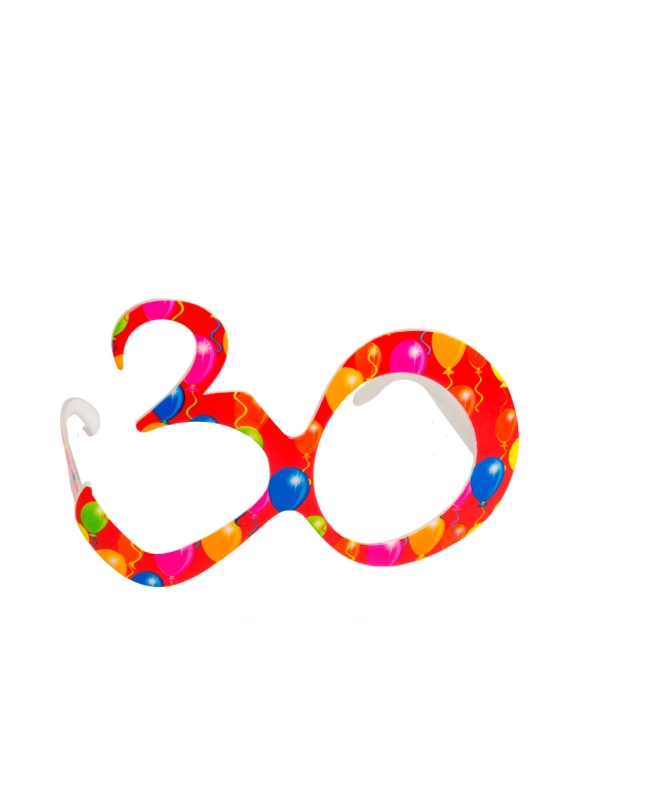 Gafas Rojas Globos Nº 30