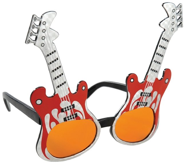 Gafas Guitarra de Rock