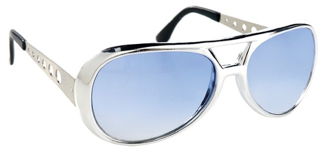 Gafas Plateadas Estilo Las Vegas