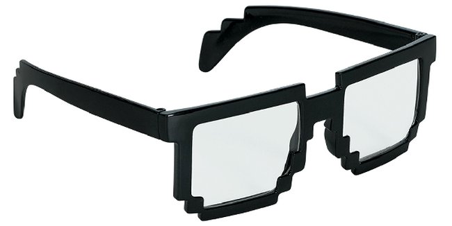 Gafas pixeladas deals