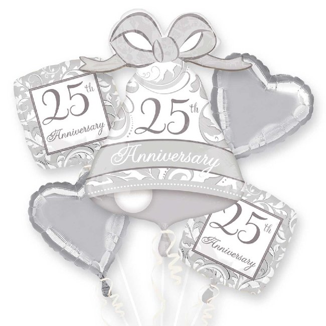 B.Bouquet Aniversario 25 Plata ***OFERTA DTO NO ACUMULABLE