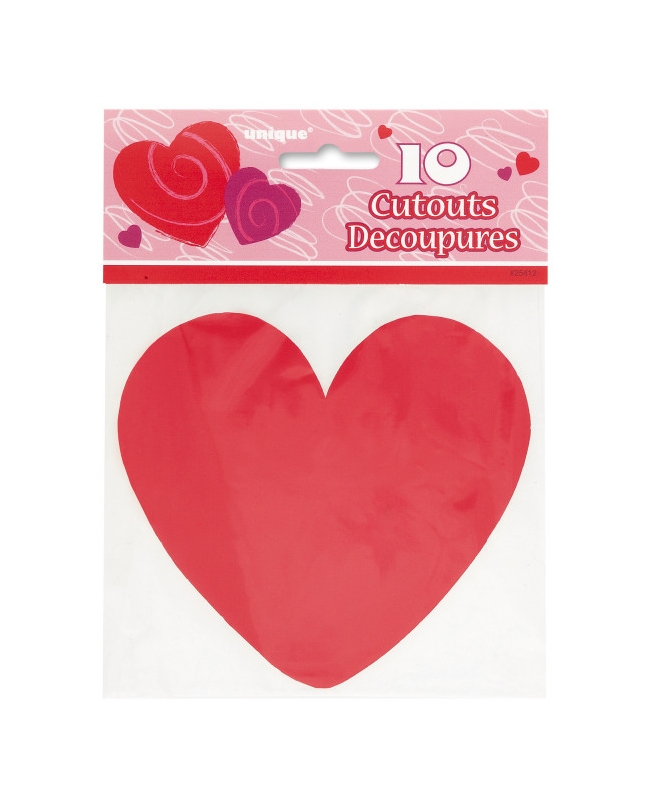 Recortable Corazon Rojo 12.5cm