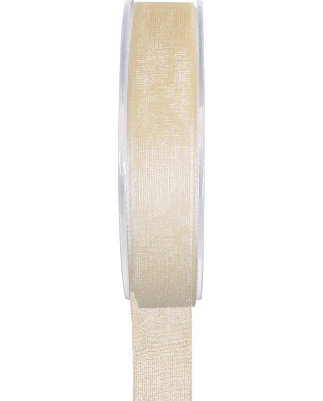 Cinta Organdi Marfil 7mm X 20m Poliester ***OFERTA DTO NO ACUMULABLE