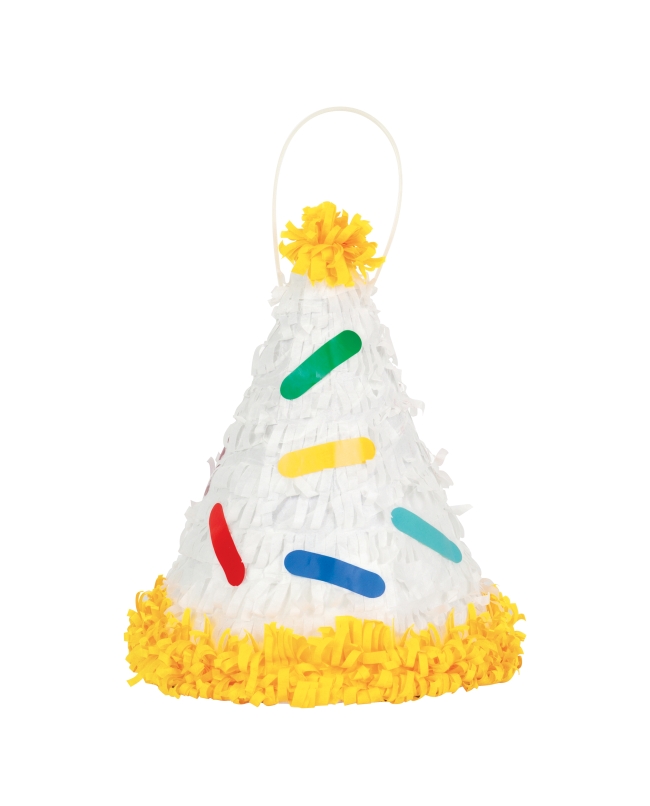 Piñata Mini Deco. Gorro Fiesta 17X15cm
