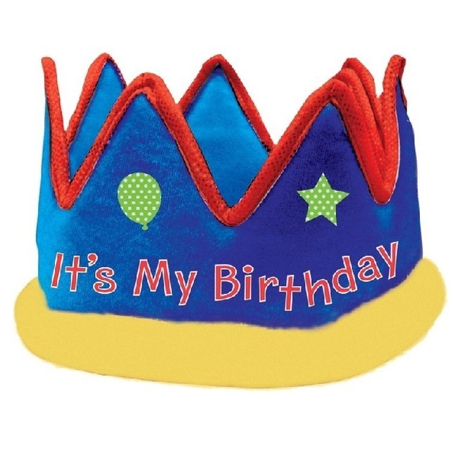 Gorro It S My Birthday Fabric Crowns