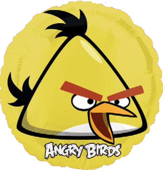 18/45cm Angry Birds: Pajaro Amarillo ***OFERTA DTO NO ACUMULABLE
